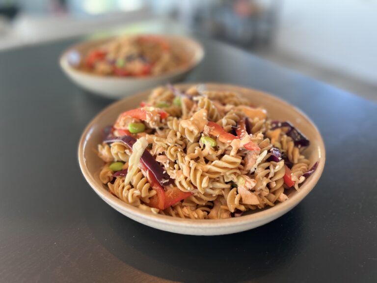 Asian Salmon Pasta Salad